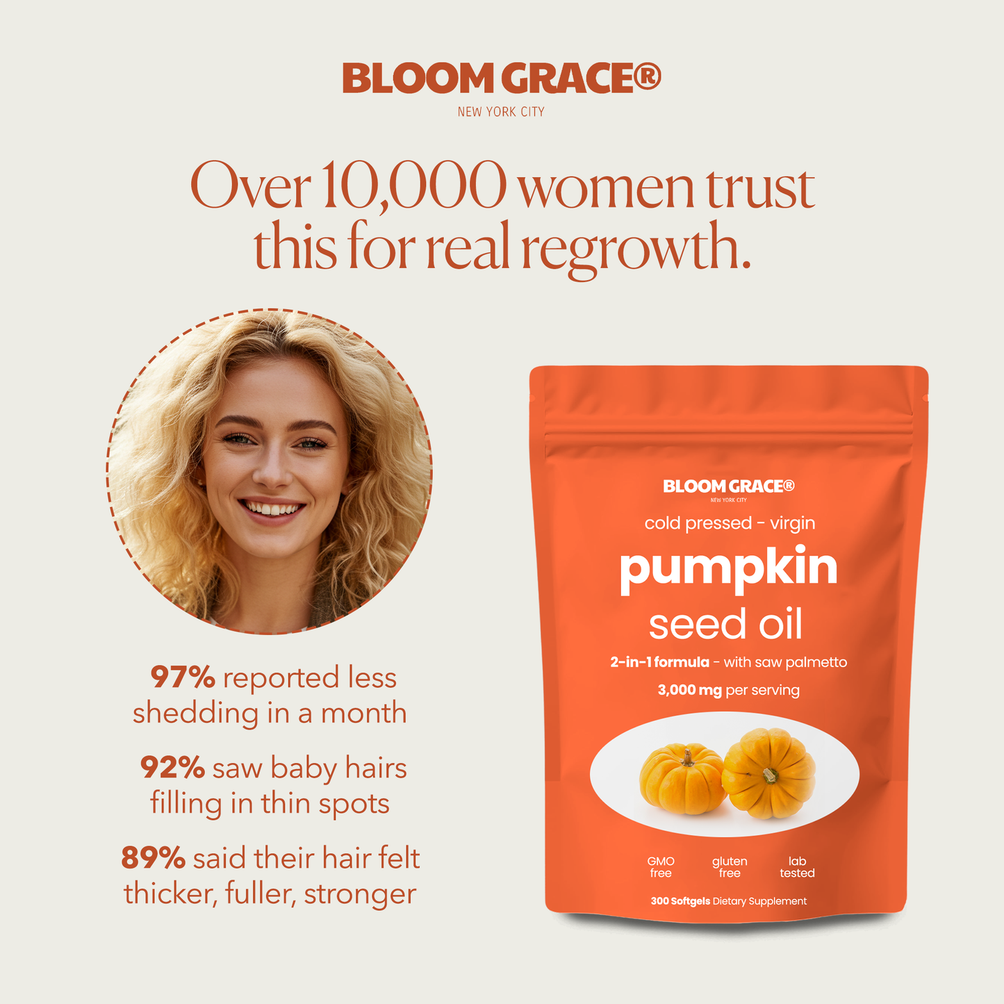 Pumpkin Oil Softgels+ Saw palmetto©