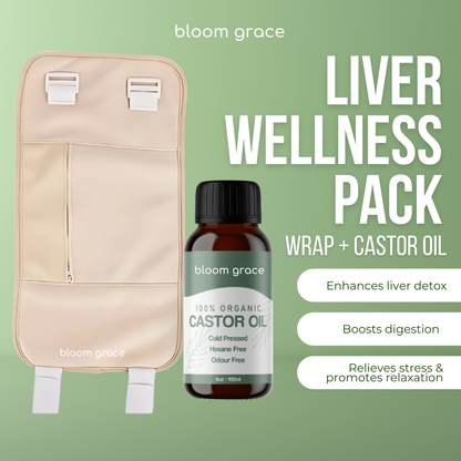 Liver Wellness Pack (Wrap + Castor Oil)